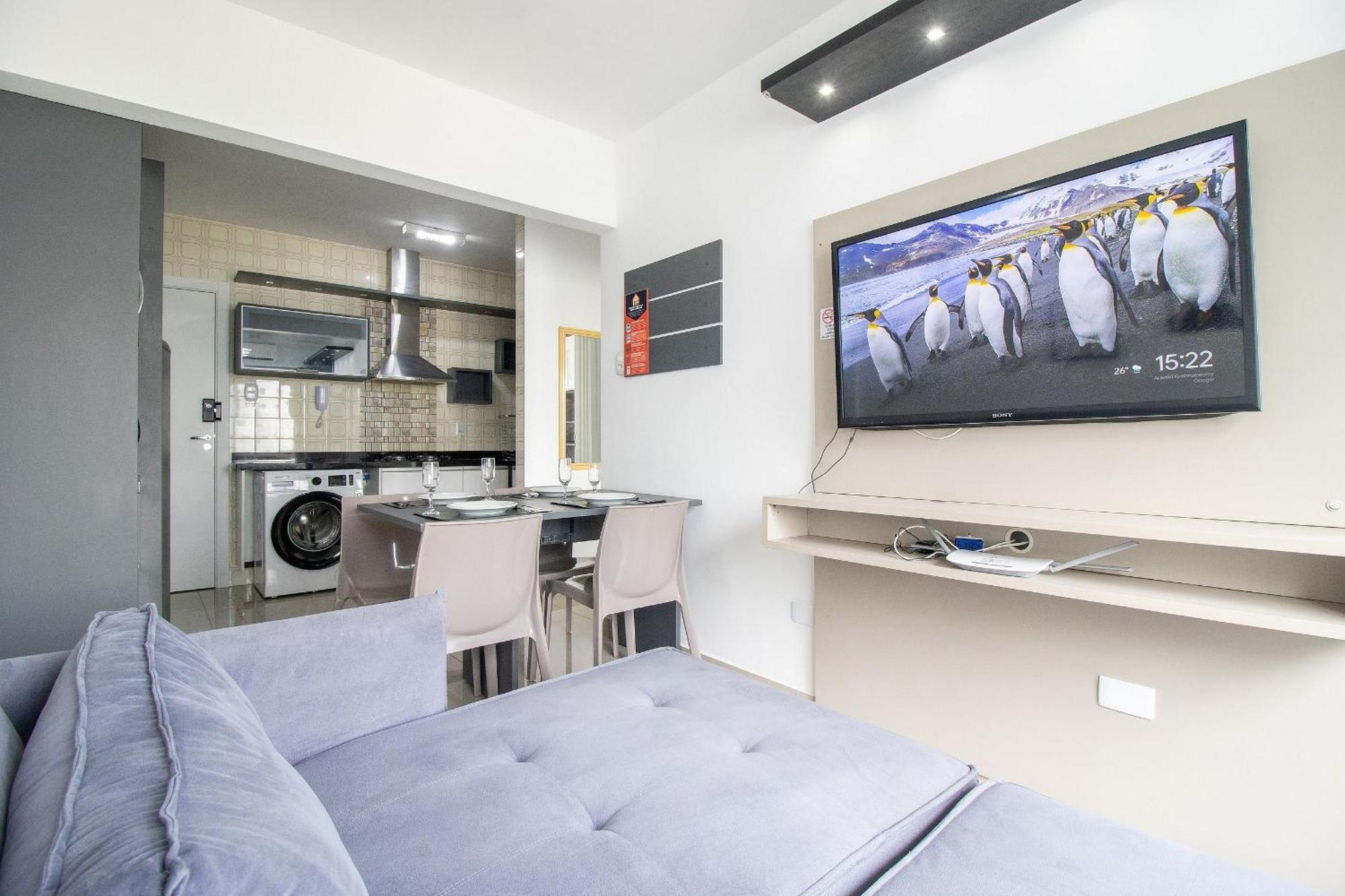 Mtey83 - 1 Dorm, Av. Brasil, Climatizado, Garagem Apartamento